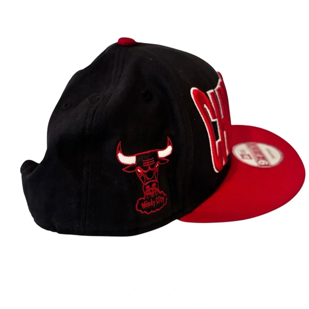 Chicago Bulls ERA Embroidered Red Windy City 9fifty Adjustable Snapback Hat